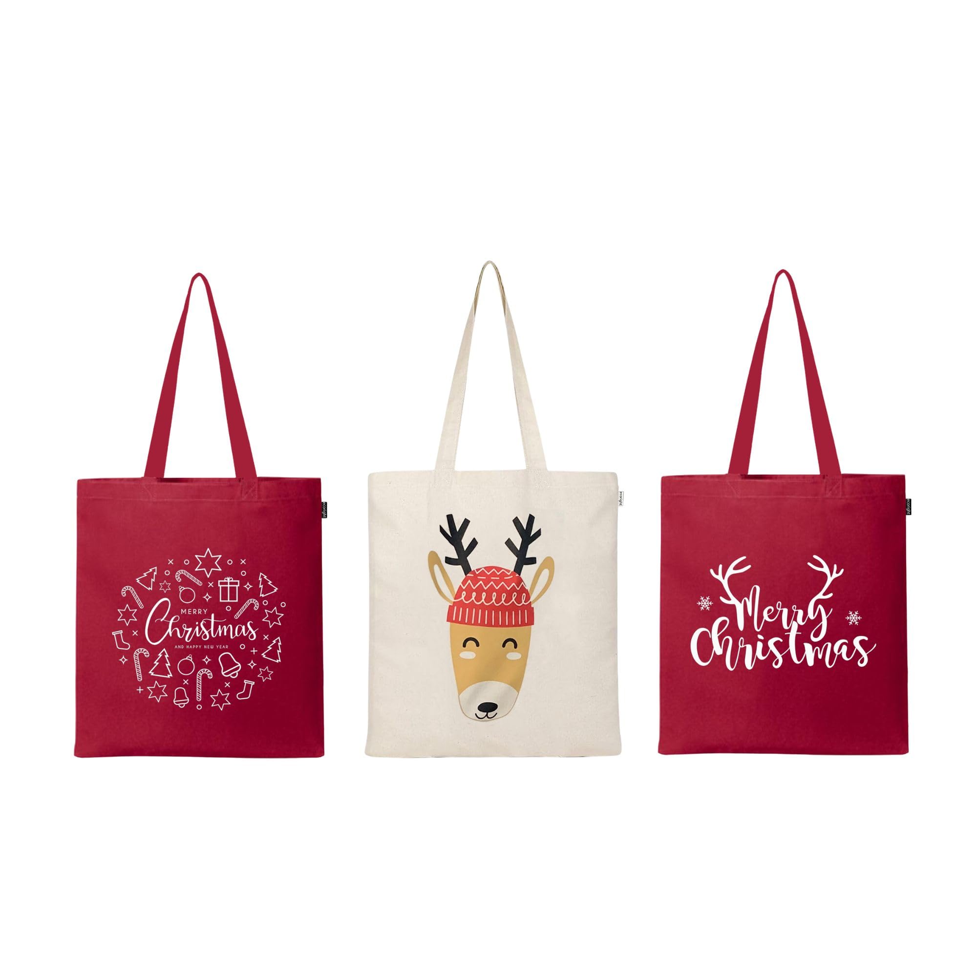 Eco Right Tote Bags for Women, Trendy & Reusable Grocery Bag, Cotton Tote Bag for School, Daily Use, Shopping & Beach