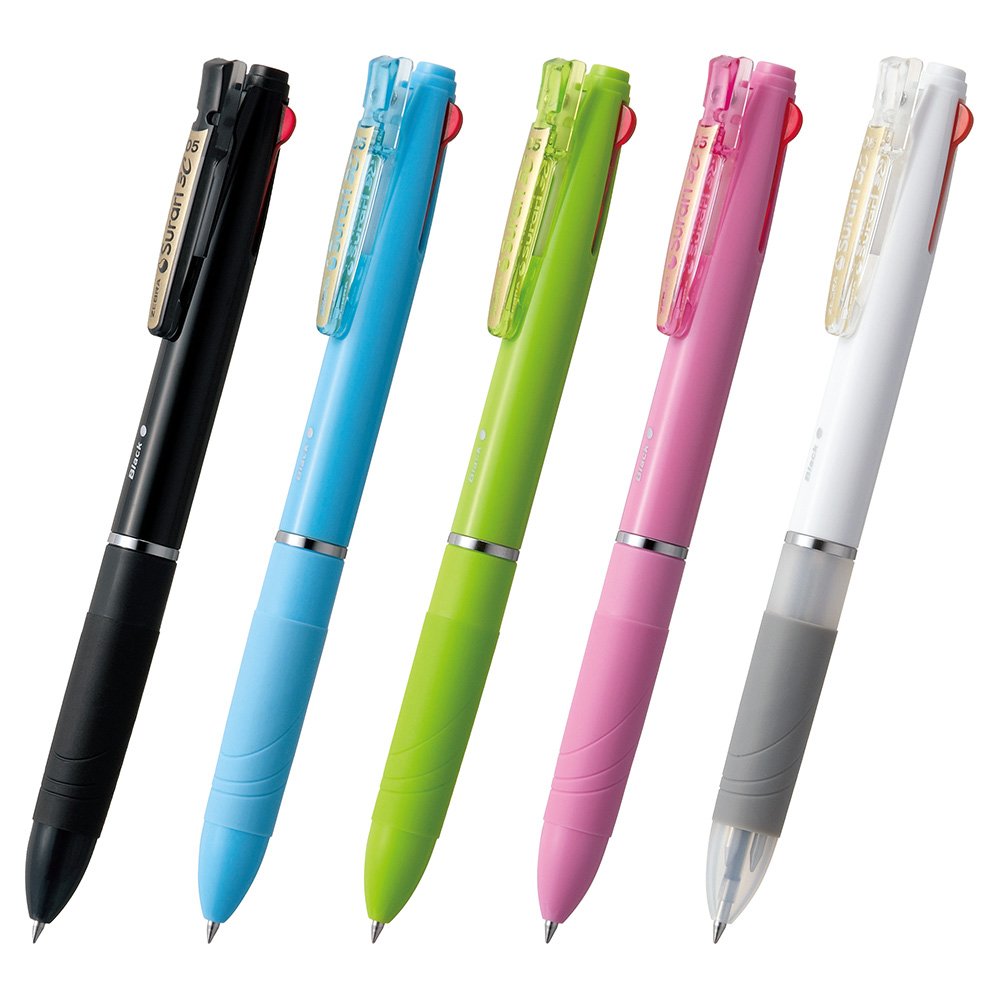 Amazon.co.jp: ゼブラ 3色ボールペン スラリ3C 0.5 白 10本 B