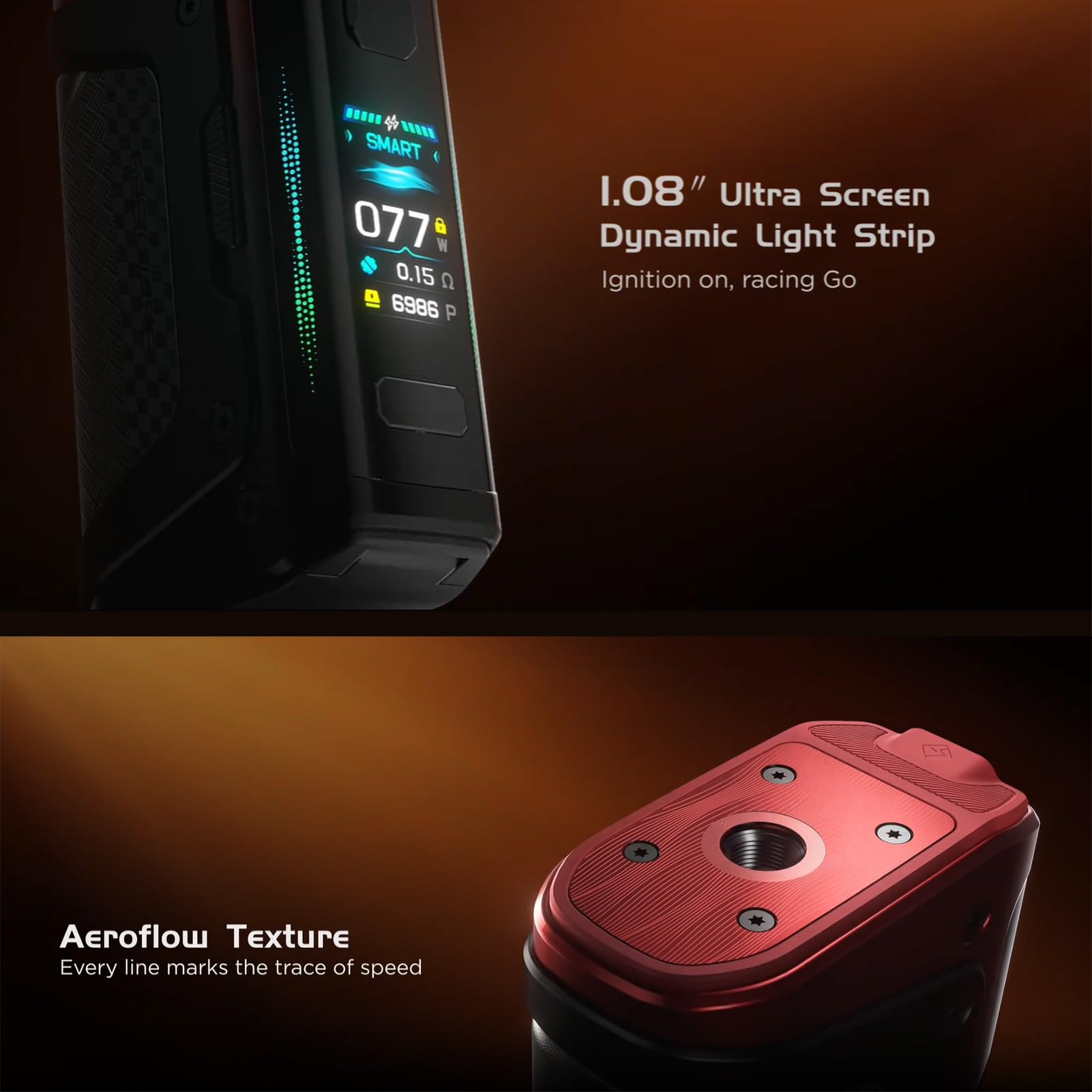 GEEKVAPE Aegis Legend 5 Mod |200W Various Working Mode: ECO/SMART/NORMAL/CUSTOM/TC Support, Support Z Sub Ohm Tank/Z Nano 2 Tank/Z Fli 2 Tank, (No Tank/No Coil) (Frost Silber)
