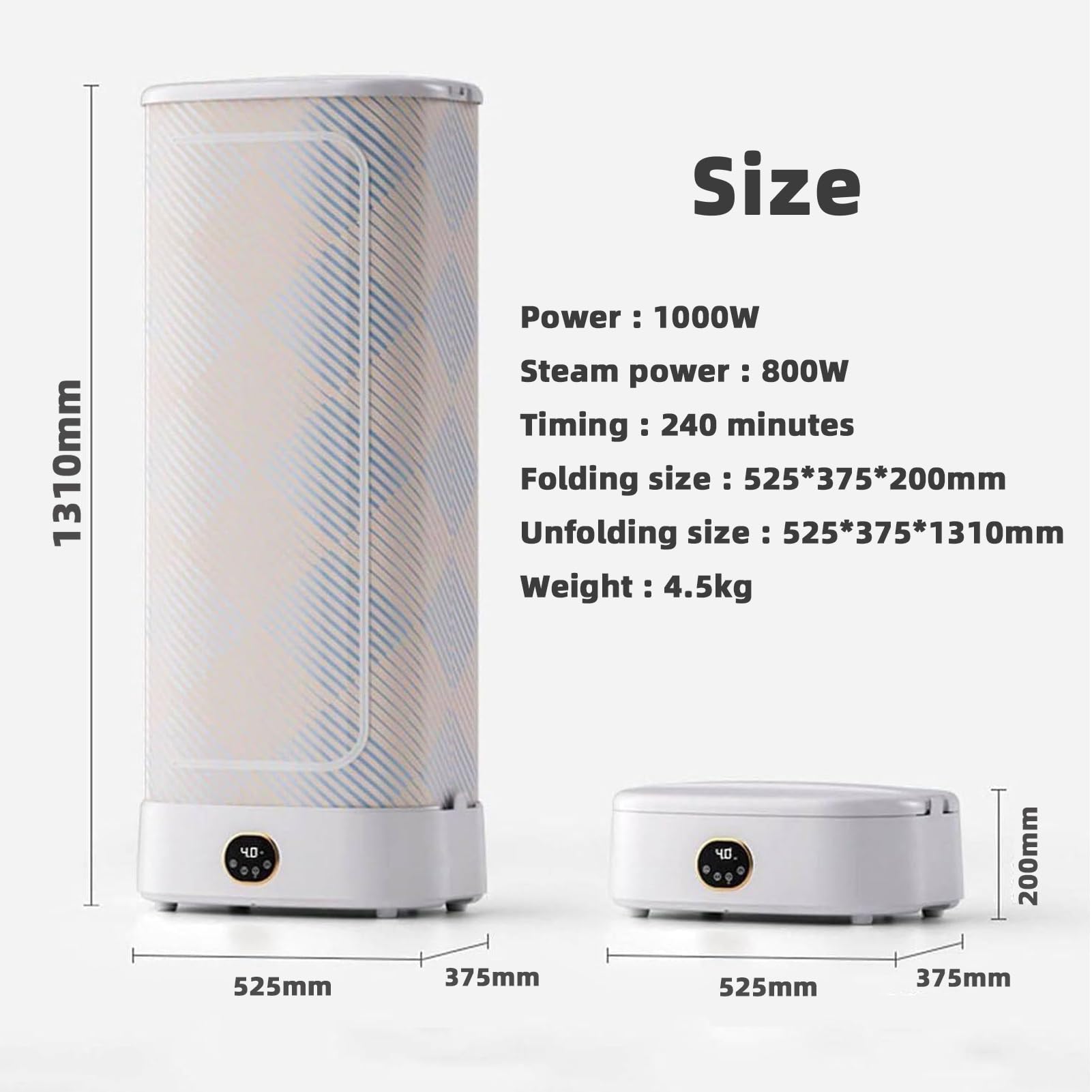Repasseur chemise automatique Clothes steamer Appareil Repassage Et Pliage Automatique Avec Séchoir À Vapeur Incorporé Et Télécommande Pour Maison Et Buanderie Professionnelle