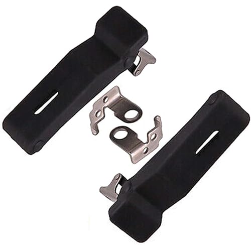 2877447 Flexible Rubber Front Storage Rack Latch 4" Compatible with Polaris Sportsman 500 550 800 850 1000, Over-Center Boat Latches for Door Handle Cooler, Boat Compartment and Cargo Box (2 Pack)