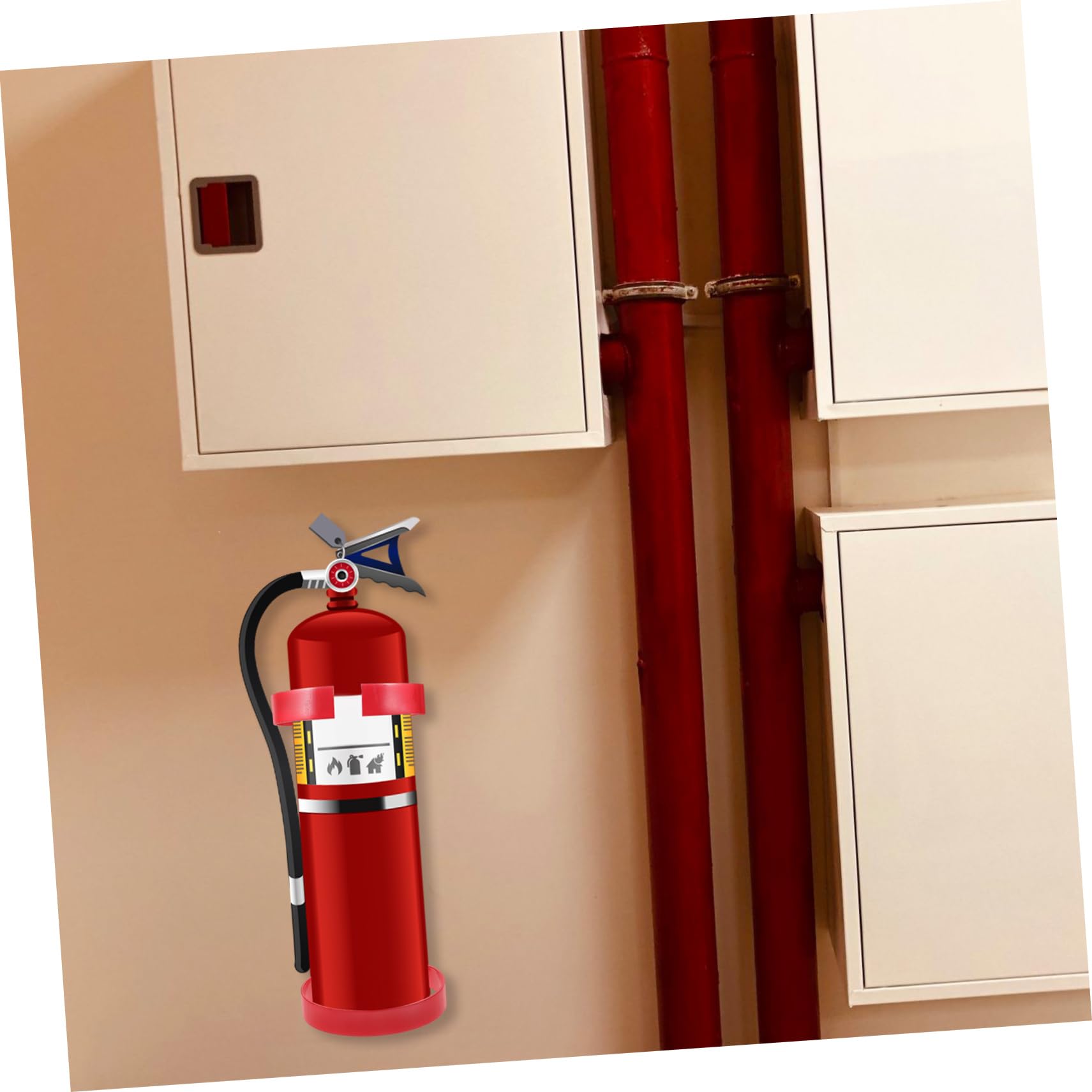 SHINEOFI Estante Para Extintores De Incendios Soporte Metálico Soporte De Pared Para Automóviles Sujeta Extintor Colgador Extintor Para Uso Coche