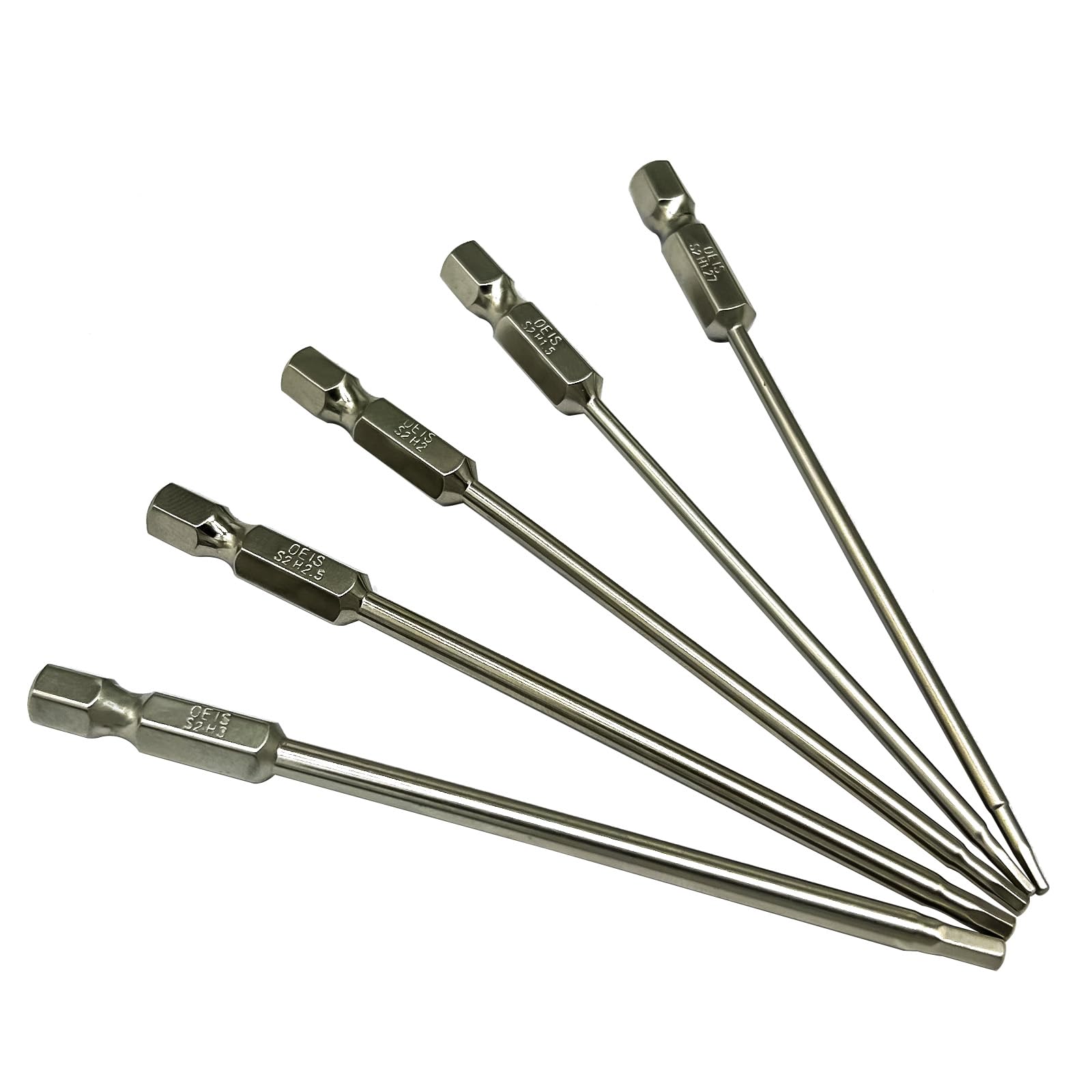 Holle Bio1 5個セット 5Packs RC Hex Driver Bit Set 1.27mm 1.5mm 2.0mm 2.5mm 3.0mm Hex