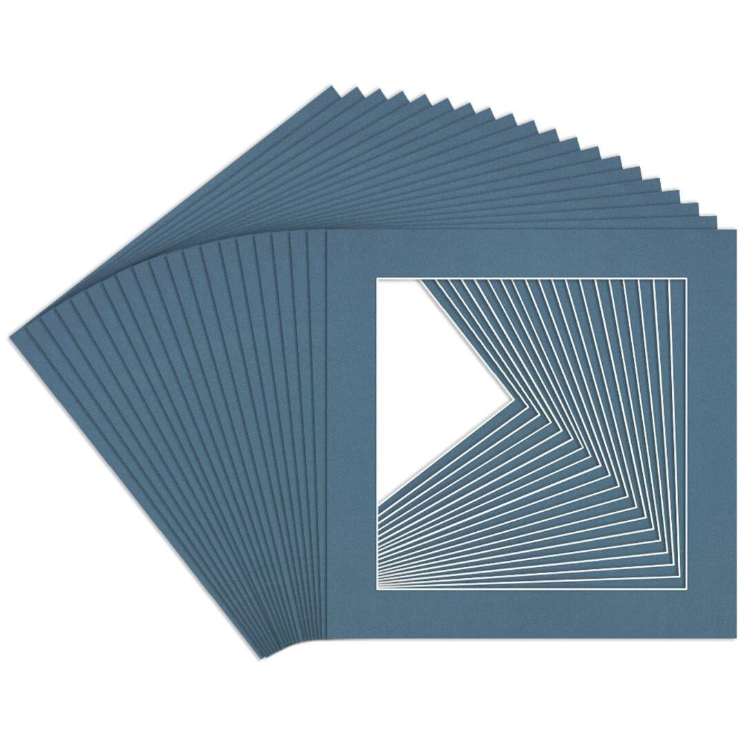Procut Global 40x40cm Pompadour Picture Mounts to Fit 30x30cm Aperture - Precision Cut Cardboard Photo Mount - Ideal for Frames, Prints, Artwork & Certificates - Sizes & Colours Available - 20 Pack