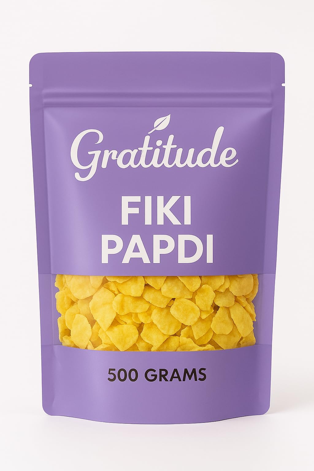 - Gratitude Fiki Papdi Gathiya Papdi Besan Namkeen | Traditional Gujarati Snack | Surati Gujarati Farsan (500 gm)