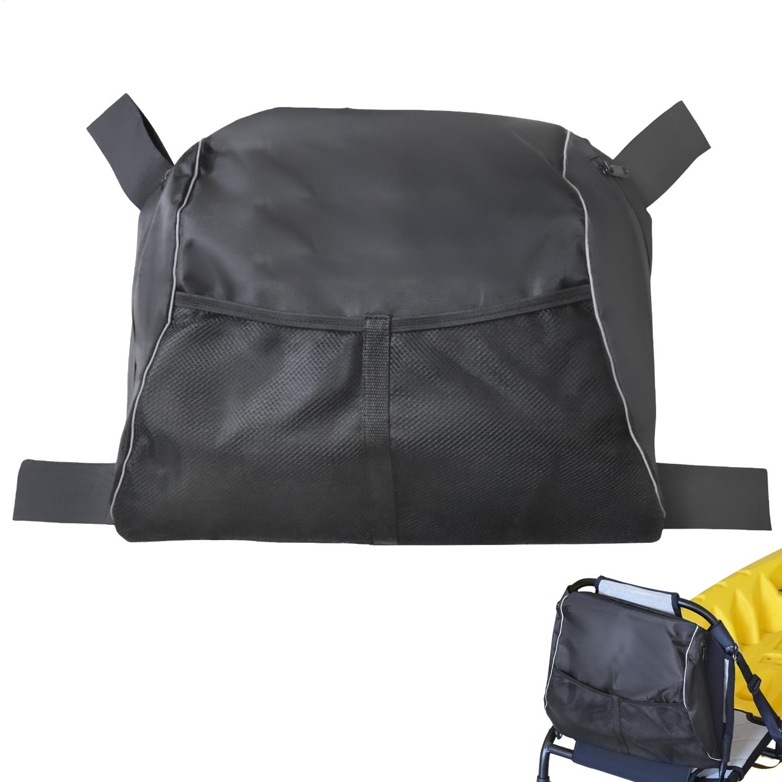 Sac de rangement de siège pour kayak en maille haute densité - 8
