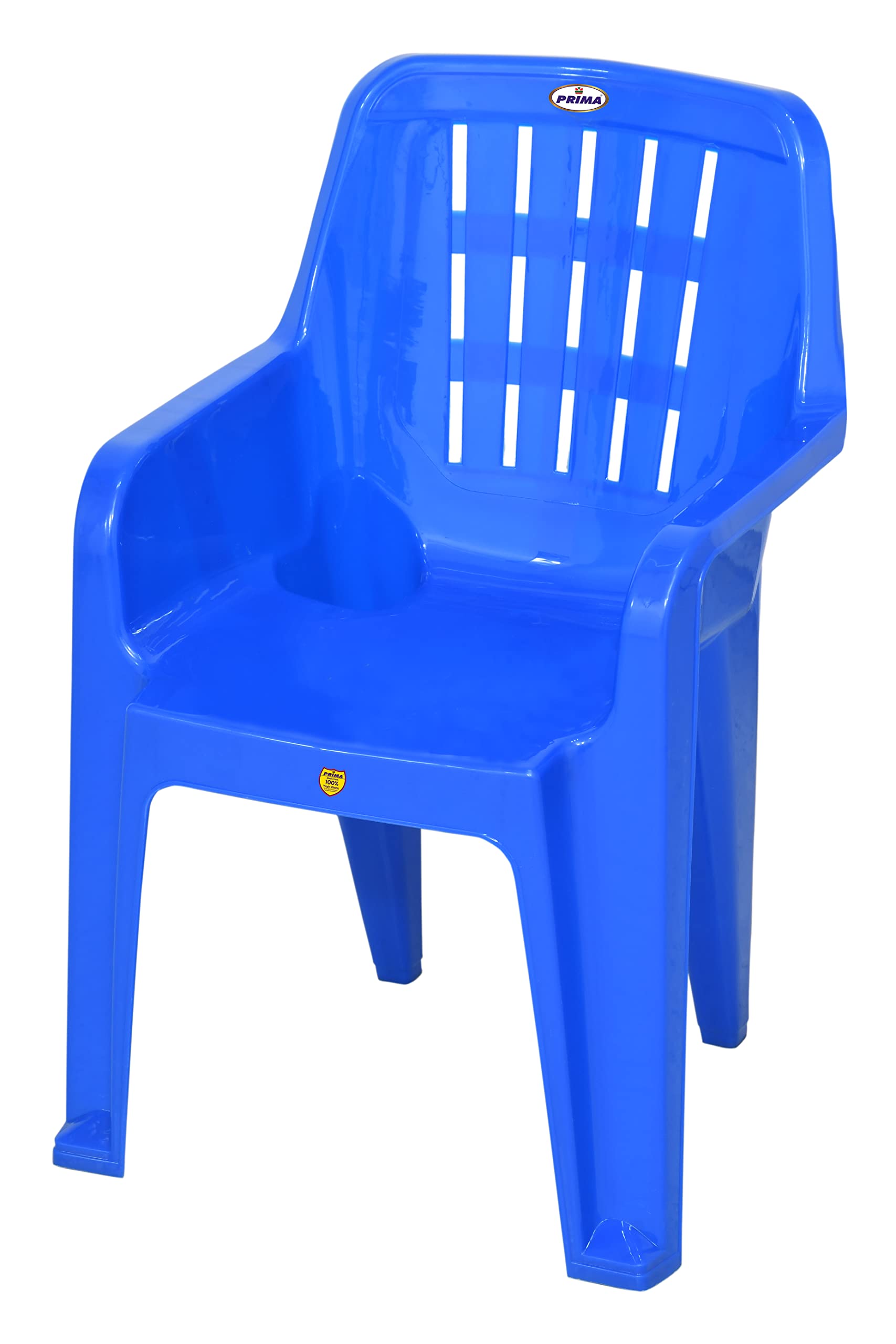 Prima Baby Plastic Chair 127 Modern and Comfortable with Backrest for Study  Play Desk Kids with Arms for Home/School/Dining for to Years Age