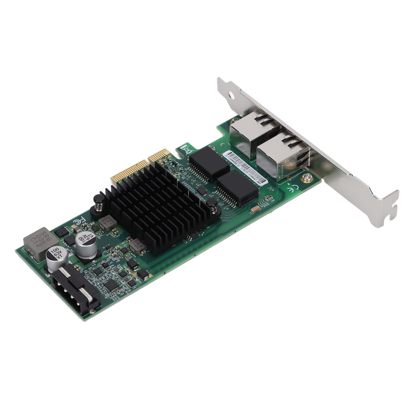 Scheda di Rete a Doppia Porta PCI-E X4 con velocità Gigabit per Applicazioni Server e Workstation Design Compatto