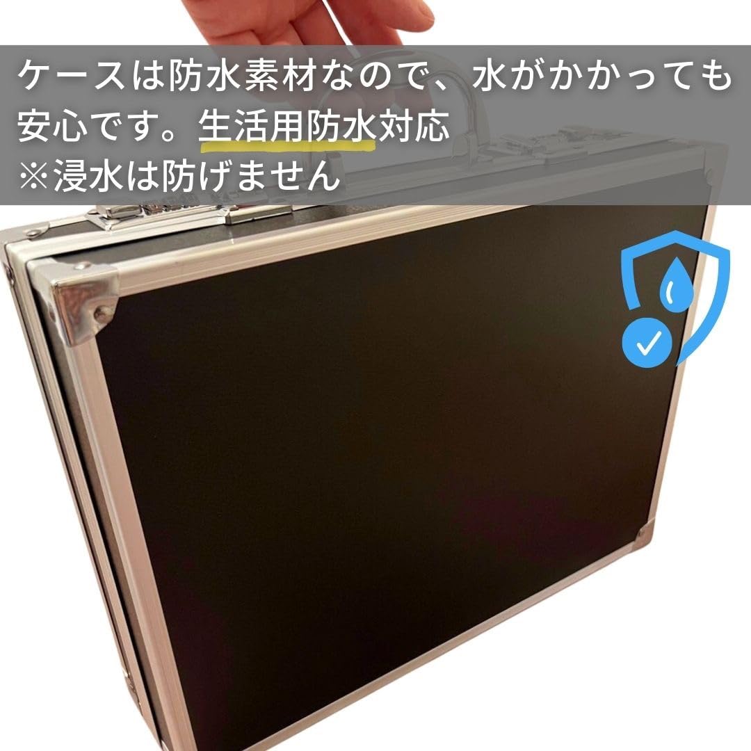 Amazon | [AiO JAPAN] トレカ ケース アタッシュケース 16枚収納 二重  