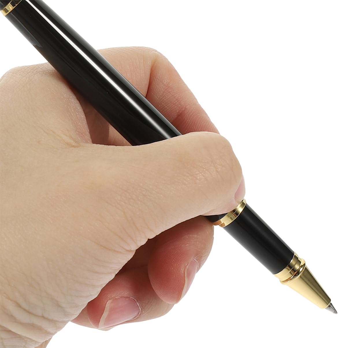 Générique 2 Pièces Stylos à Sécuriser Support de Bureau de Stylos Noirs avec Cordon pour Accueil Bureau École à Élégant et