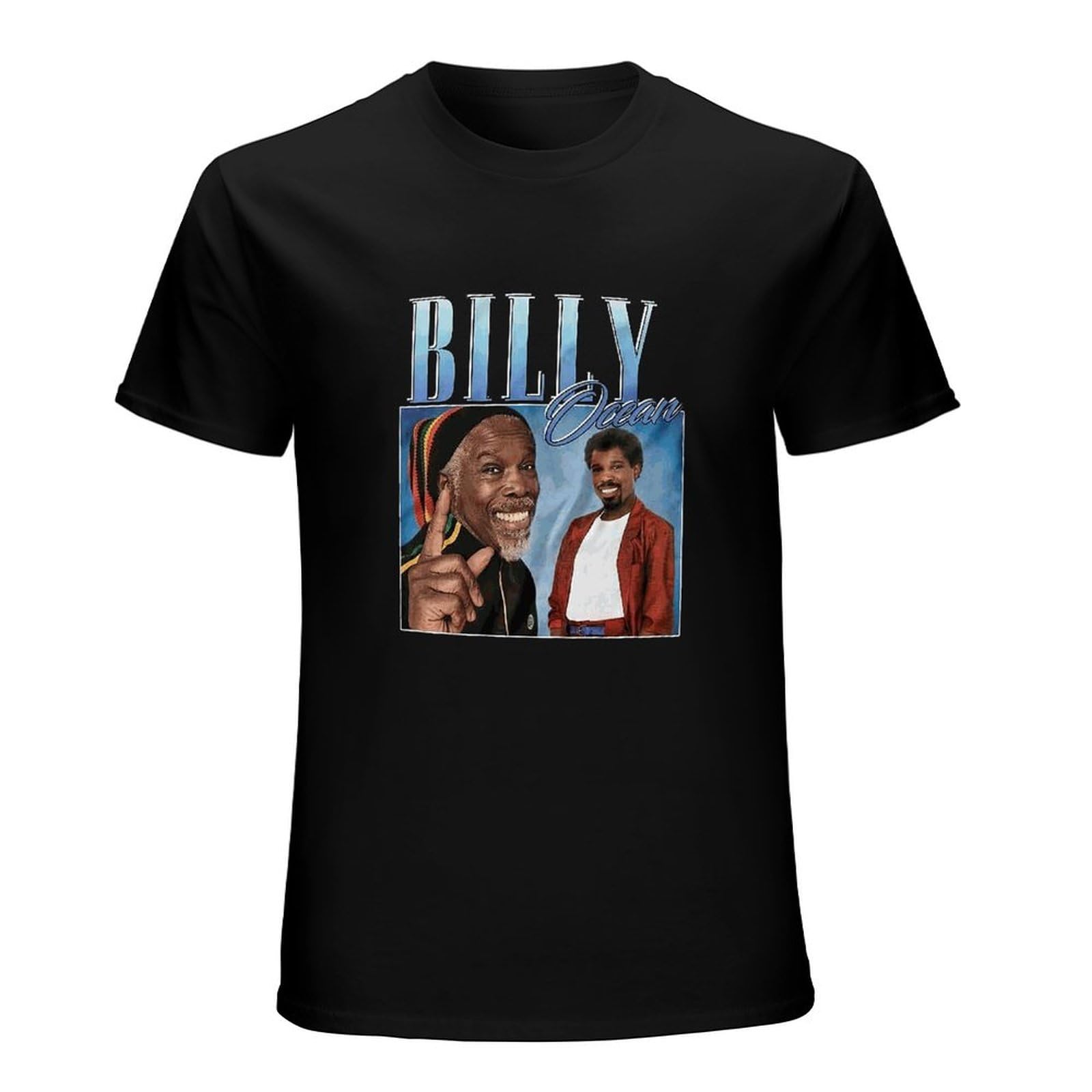 Lightnin Unisex Black Billy Ocean Appreciation Tshirt Homage Throwback Stag Hen Do Funny L L