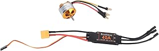Shipenophy Proteção contra superaquecimento Operação suave RC Acessório Baixo Ruído Forte Compatibilidade RC Drone ESC Motor Controlador de Velocidade Peso Leve para Helicópteros
