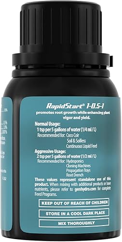 Miniatura 8 de General Hydroponics Rapid Start líquido que ayuda al crecimiento de las raíces de las plantas