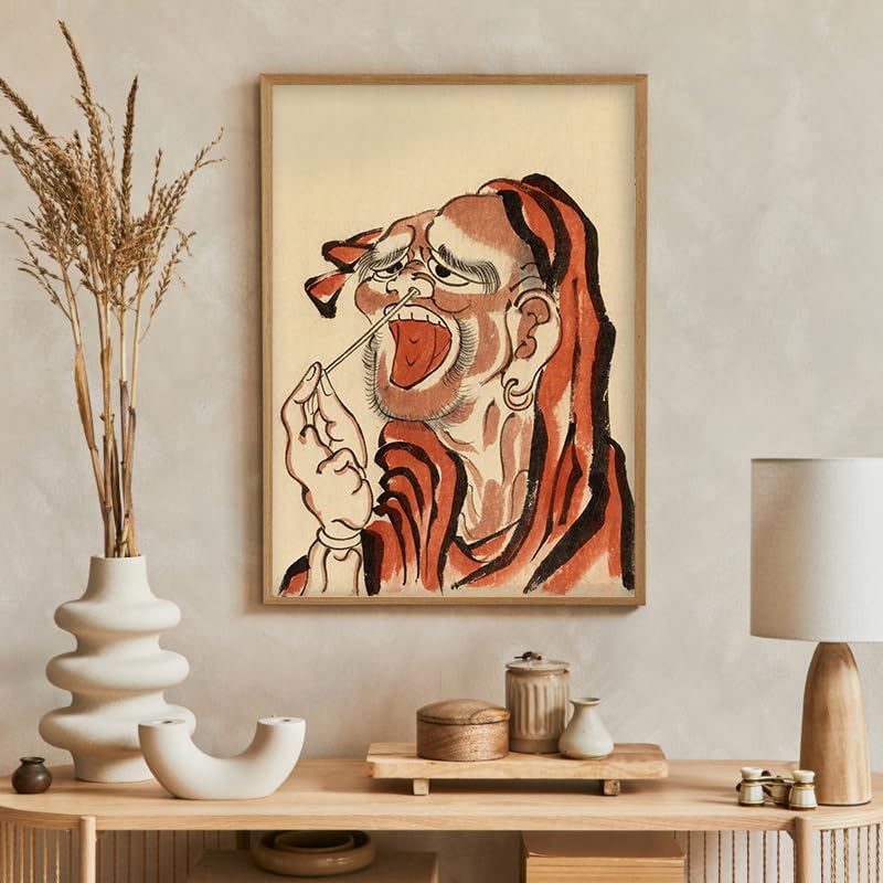 絵画 だるま ダルマ 達磨 水墨画 達磨絵 達磨 憤怒 だるま DARUMA｜Yahoo!フリマ（旧