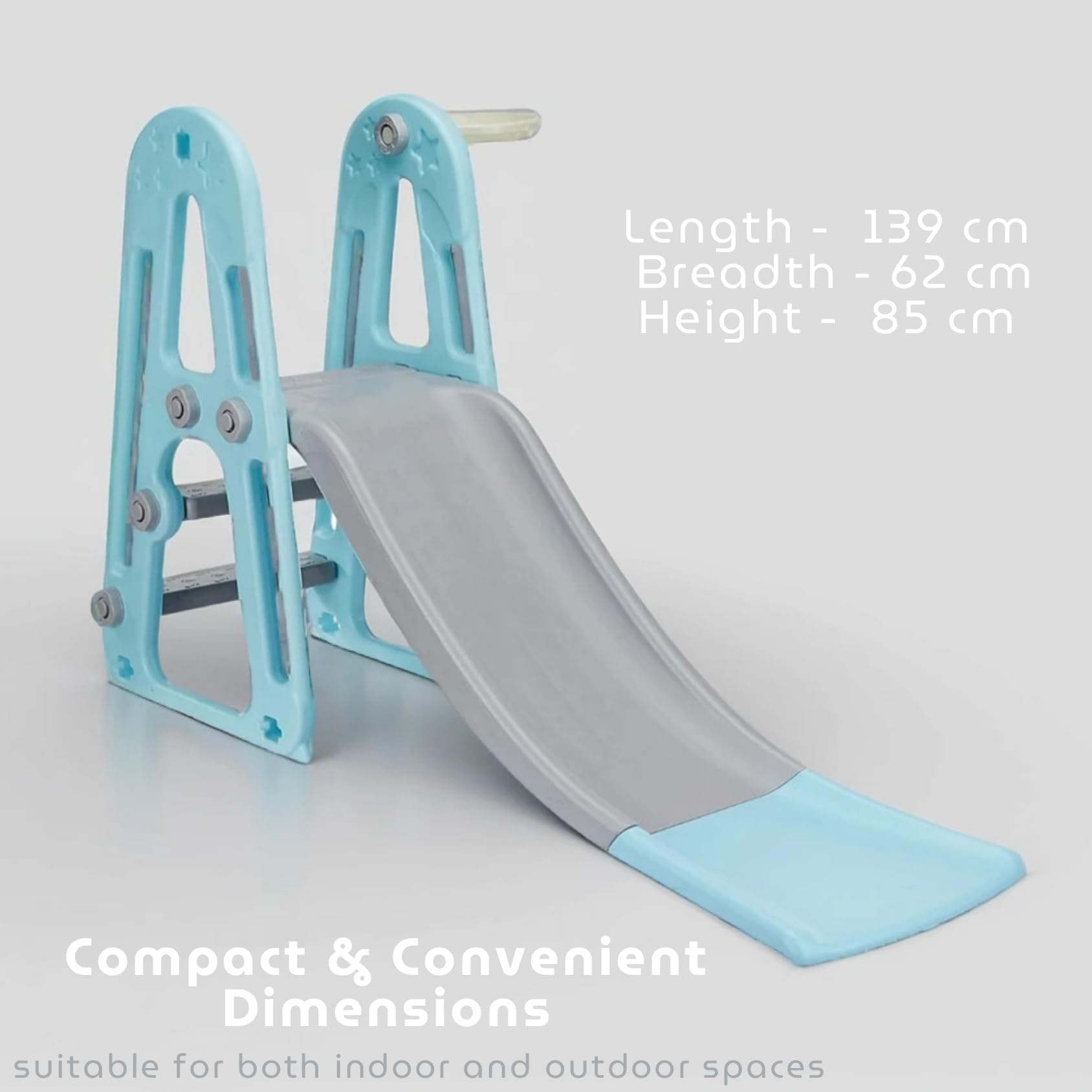 eHomeKart Garden Slide for Kids - Playgro Super Prime Slider with Extended Buffer -for Boys and Girls Perfect Slides/Toys for Home, Indoor or Outdoor 1 Year to 5 Years - L140 x B62 x H85 cms 3
