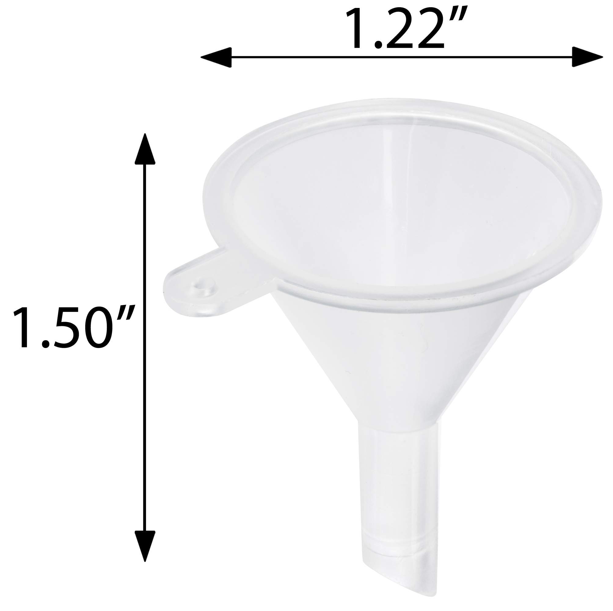 60 ml opal białe szkło Boston okrągły biały drobny mgiełka spray pusty pojemnik na butelkę (24 szt.) + lejek