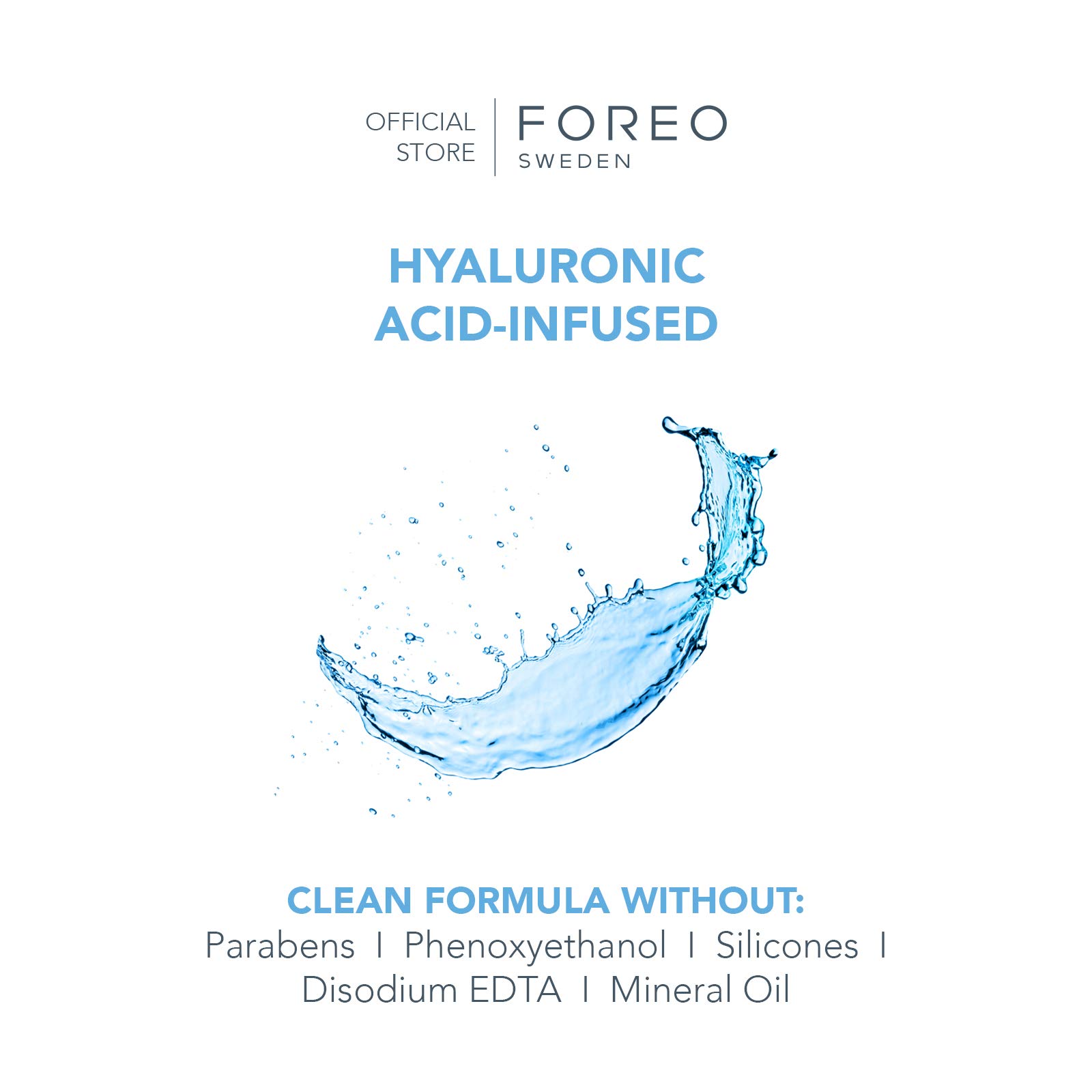 FOREO H2Overdose Advanced Collection 2.0 UFO-Activated Facial Mask - Hydrating Facial - Beauty & Personal Care - Hyaluronic Acid & Vitamin E - For All Skin Types - Dry skin & Flaky Skin - 6 pcs in pack