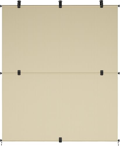 Persianas enrollables de 7 pies de ancho x 6 pies de alto, persianas enrollables para exteriores, pantalla de privacidad plegable para glorieta, disponible en Yaxa Peru