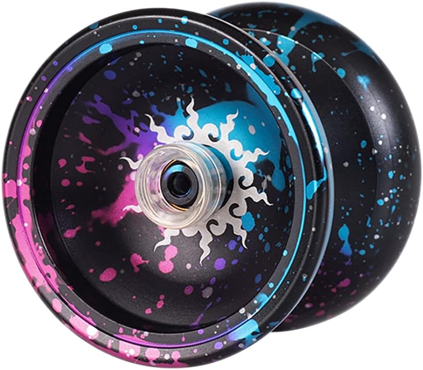 RIMOAL Yoyo Professional H2 Butterfly Yoyo Alloy Sensitive Yoyo 10 Ball Bearings for Advanced Player with 10 Strings