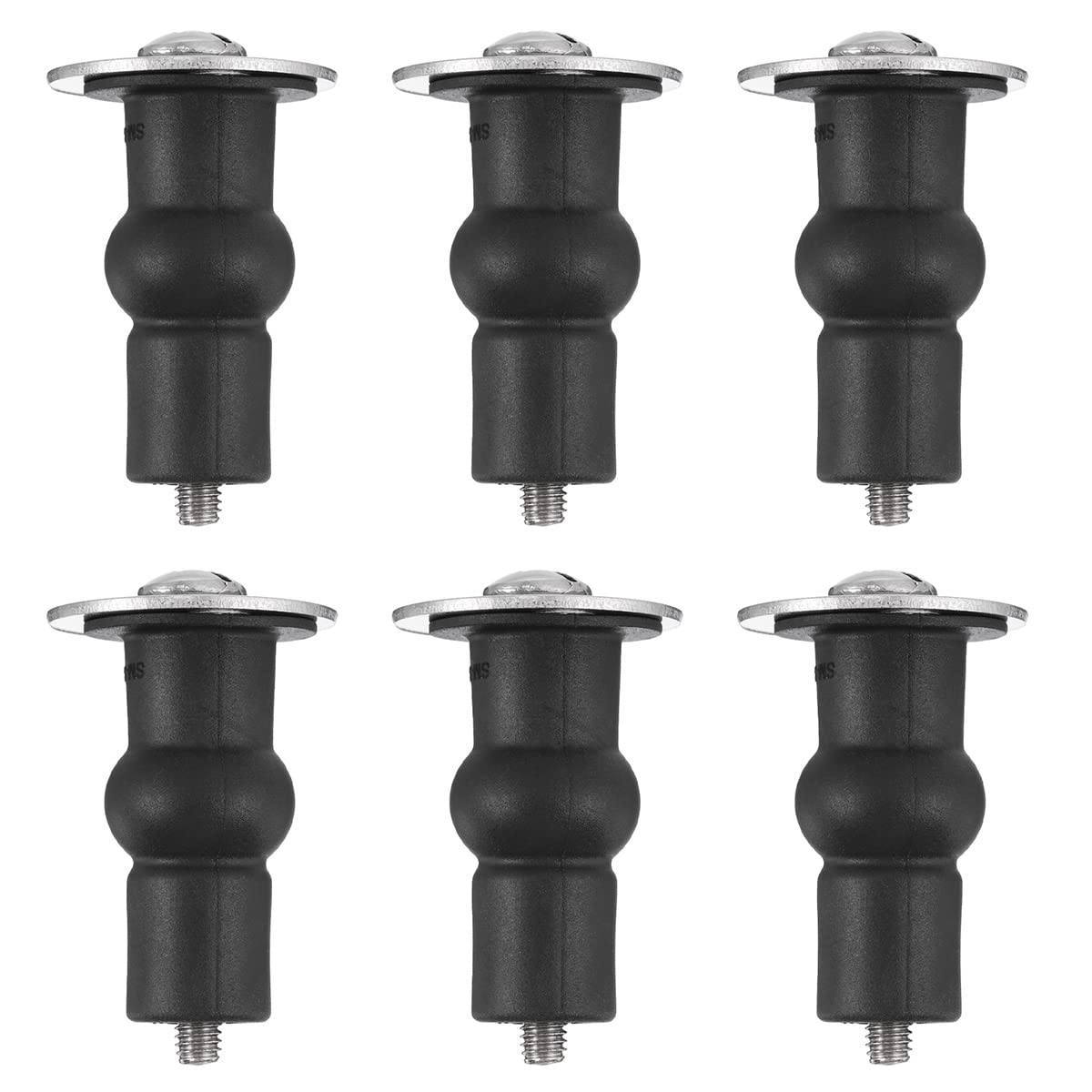 6pcs Toilet Screw Toilet Seat Cover Bolt Toilet Seat Screws Toilet Seat Fixing Accessories Toilet Seat Fixing Screws Toilet Seat Replacement Bolt Toilet Seat Fixed Accessories