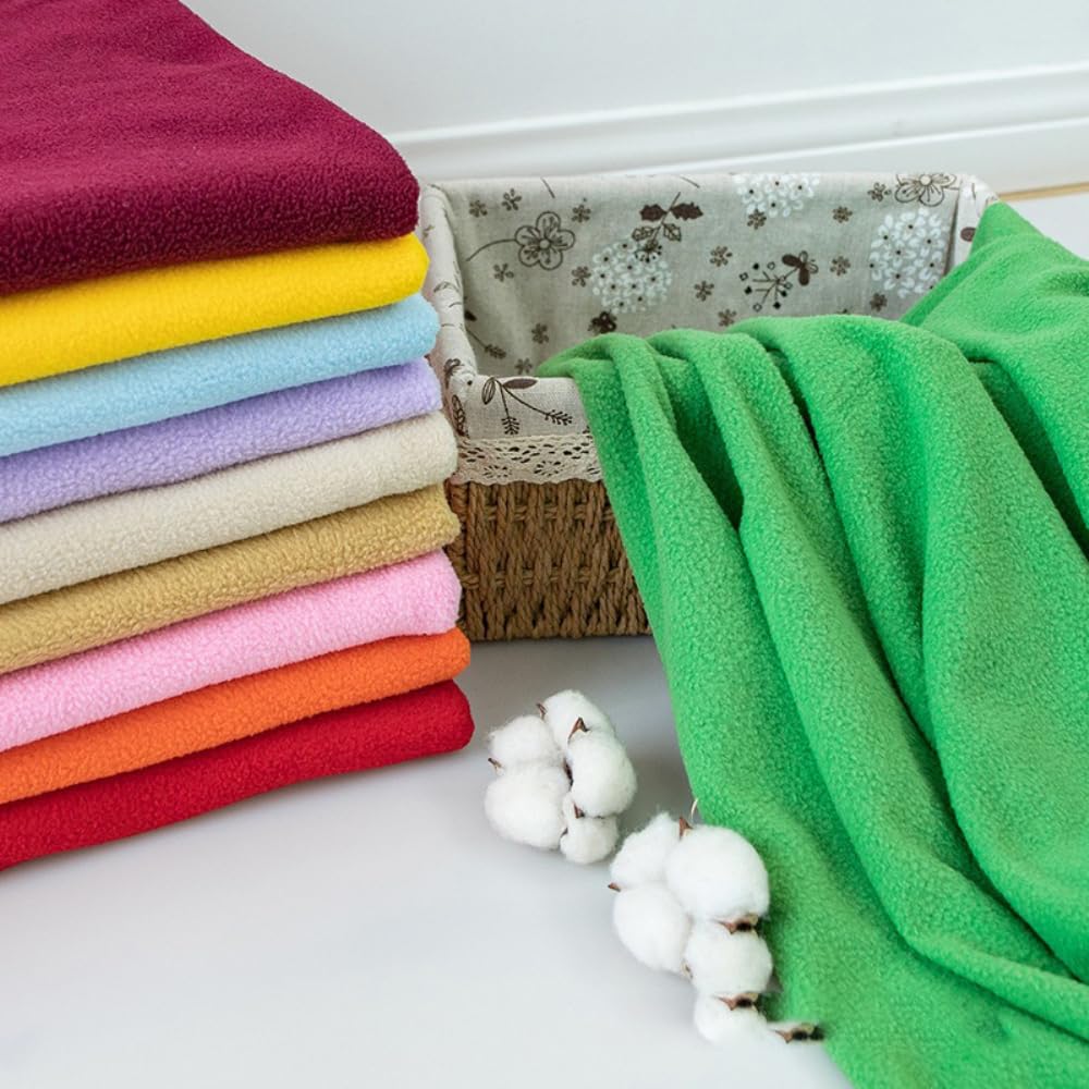 3m Polarfleece Stoff Meterware 160 cm breit Elastischer Polyester Bekleidungsstoffe Fleece Stoff Dekostoff Kuschelfleece Für DIY Nähen Basteln Kleidung Innenfutter Heimtextilien,Weinrot