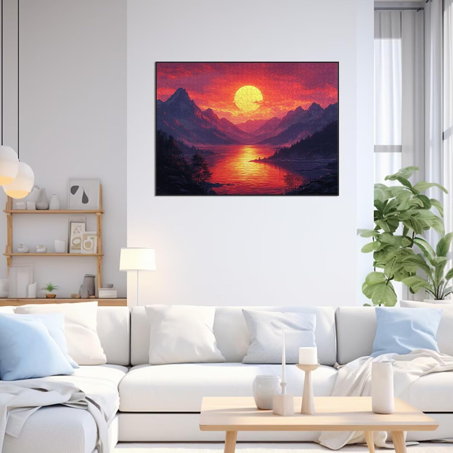 Puzzle 4000 Pezzi Sole calante Puzzle Classici per Gioco Familiare, n-451