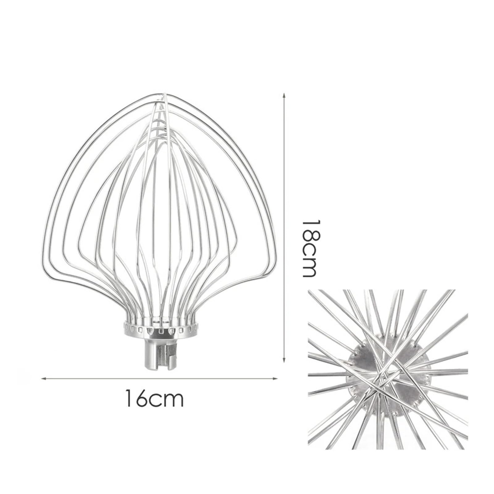 For impastatrice 5K7EW a filo verticale, acciaio inox 7QT KN211WW