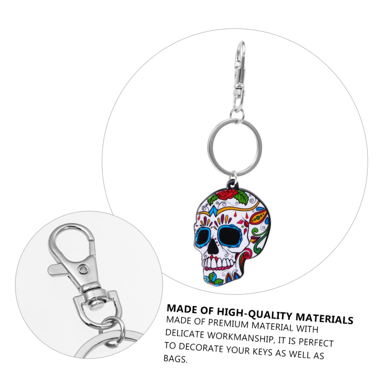 CATENA CHIAVE PORTACHIAVI Di Halloween Charms Ciondolo Per Protesi Uomo