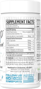 VMI Sports Arima-XD 60 Count, Natural Hormone Balance, Anti- Aromatase Cortisol Blocker for Men and Women, Supplement to Support Balanced Testosterone & Estrogen Hormone Levels On or Off Cycle (60 ct)