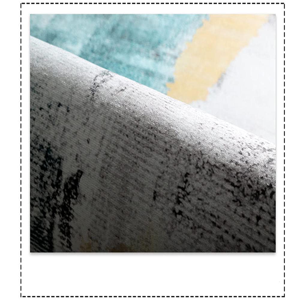 Moquette Sol Tapis Salon Grande Taille Tapis Rose Chaud Design d'impression Classique, Isolation phonique, Doux et Lavable 80X160CM Grand Salon