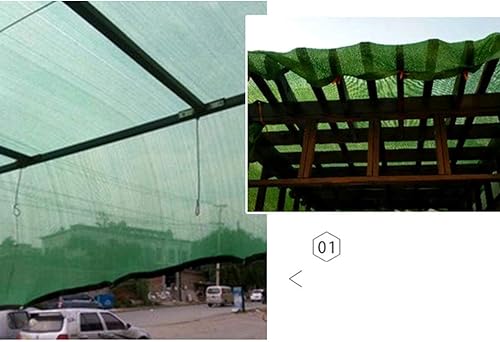 Miniatura 5 de KDDEON Tela de malla transpirable permeable al agua y al aire, 85 % de protección UV, malla de cifrado de 12 pines, para patio, balcón, jardín,
