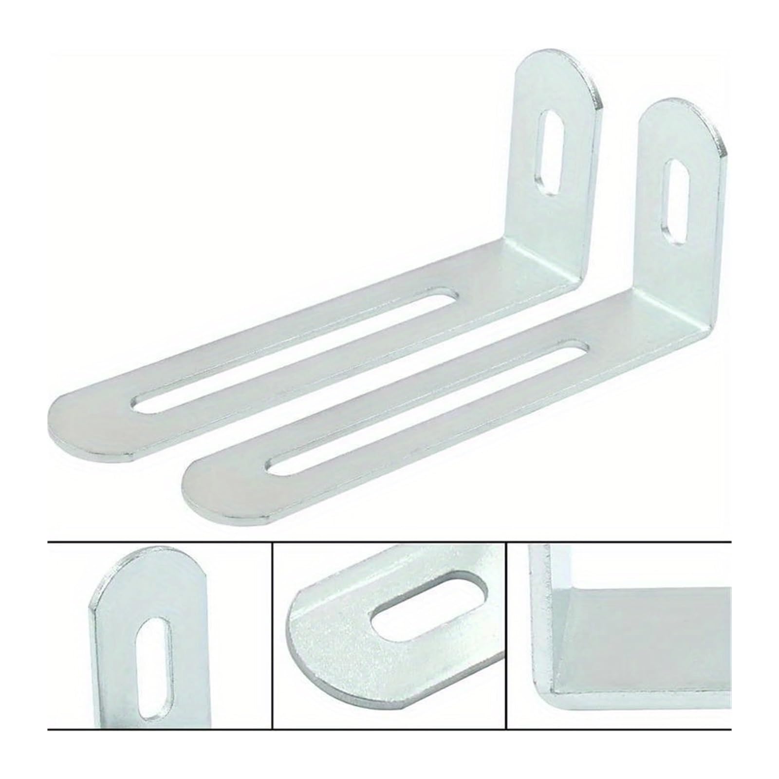 Staffe angolari regolabili in acciaio inossidabile | Hardware for giunti multiuso da 10/20 pezzi for il montaggio di scaffali e tutti i mobili(Black--20pcs)