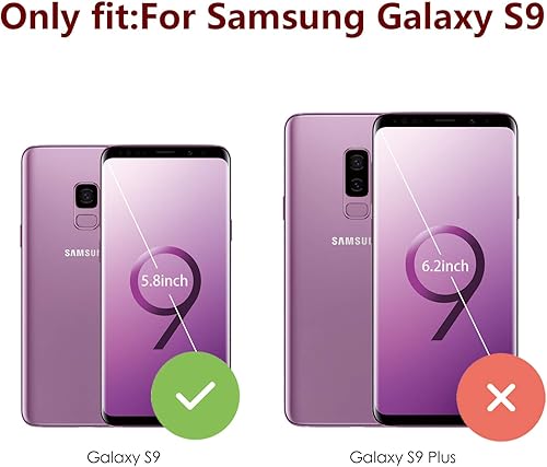 Miniatura 2 de ProCase Galaxy S9 Case, Slim Hybrid Crystal Clear TPU Bumper Cushion Cover with Reinforced Corners, Transparent Scratch Resistant Rugged Cover