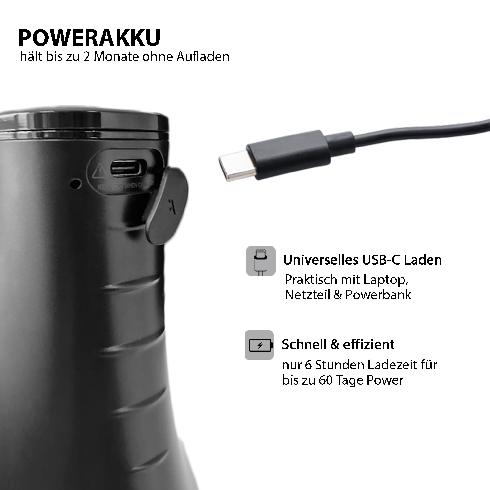 Tristan Auron Munddusche – 2 Ersatzdüsen und Reisetasche, 5 Modi, 8 Druckstufen inkl. Shoot Modus, 300ml Tank, LCD Display, USB-C Schnellladung, IPX7 - ProJet Water Flosser
