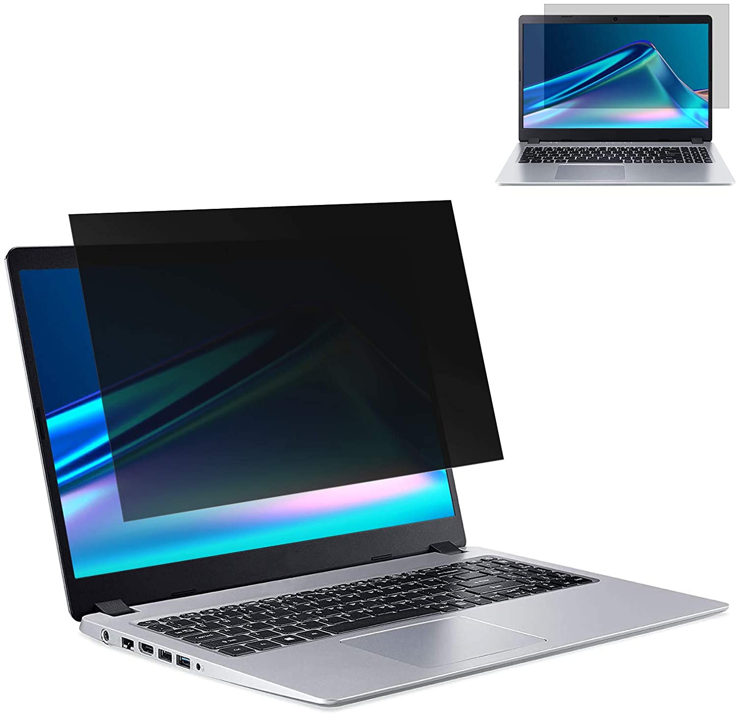 SYOSI 14" Privacy Screen Protector Compatible With HP/Dell/Asus/Acer/Sony/Samsung/Lenovo/Toshiba, 16:9 Aspect Ratio, Anti Blue Light Filter for Laptop