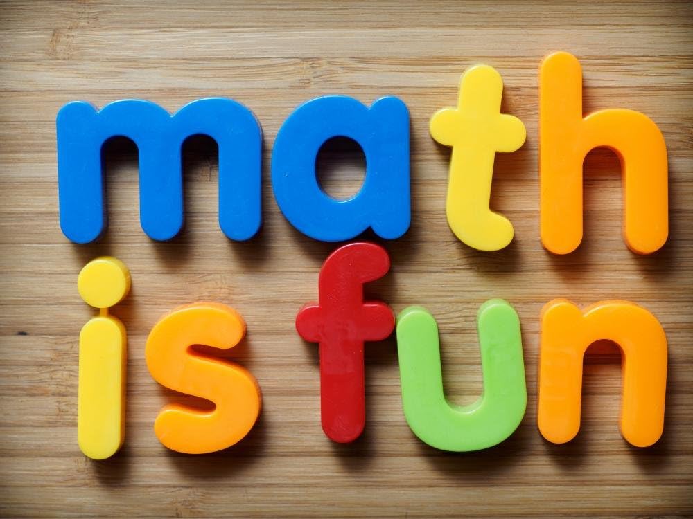 Wallmonkeys Math is Fun Concept Wall Mural Peel and Stick Educational Graphics (60 in W x 45 in H) WM287896