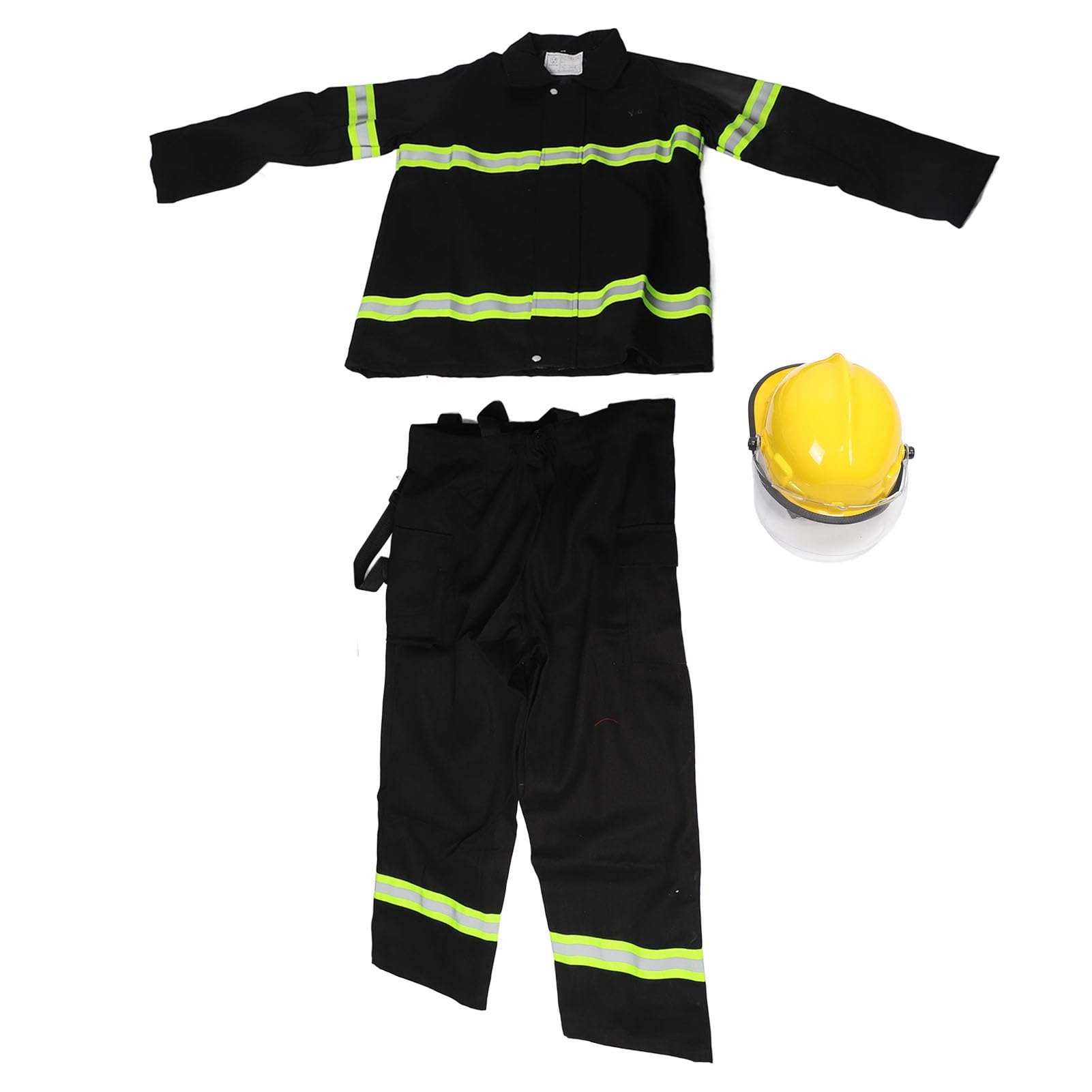 Topiky Conjunto de Ropa de Trabajo Ignífuga de 5 Piezas con Cinta Reflectante Ropa de Seguridad de Alta Visibilidad Traje de Aislamiento Térmico Azul Marino Equipo Industrial Resistente Al Fuego