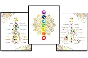 Relaxing Boho Mandala Chakra Wall Art for Zen Decor and Spiritual Gifts