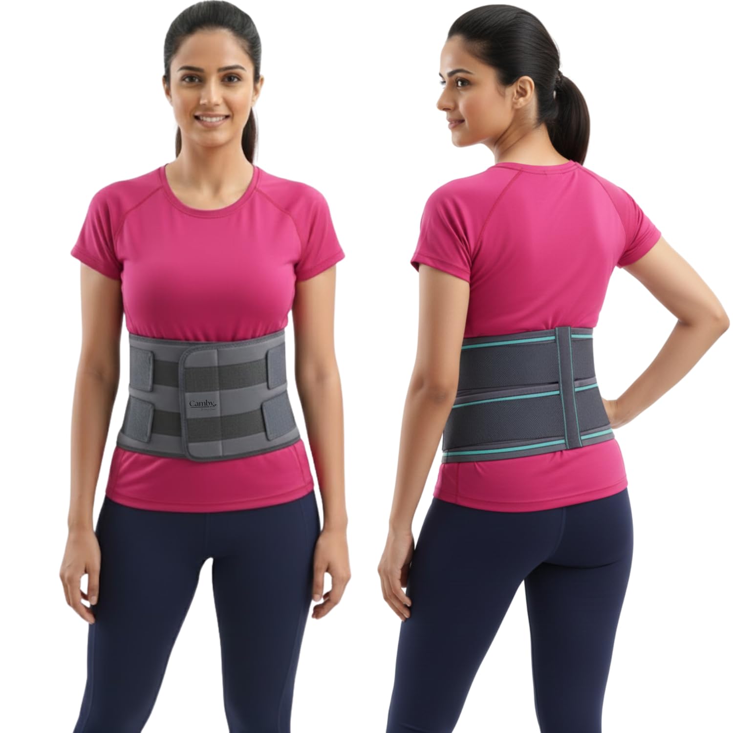 Camby Abdominal Belt for Postpartum Recovery, After Normal/C-Section Delivery, Tummy Shaper/Reduction, Adjustable Waist Trimmer (Unisex) (Size : 28-46in)