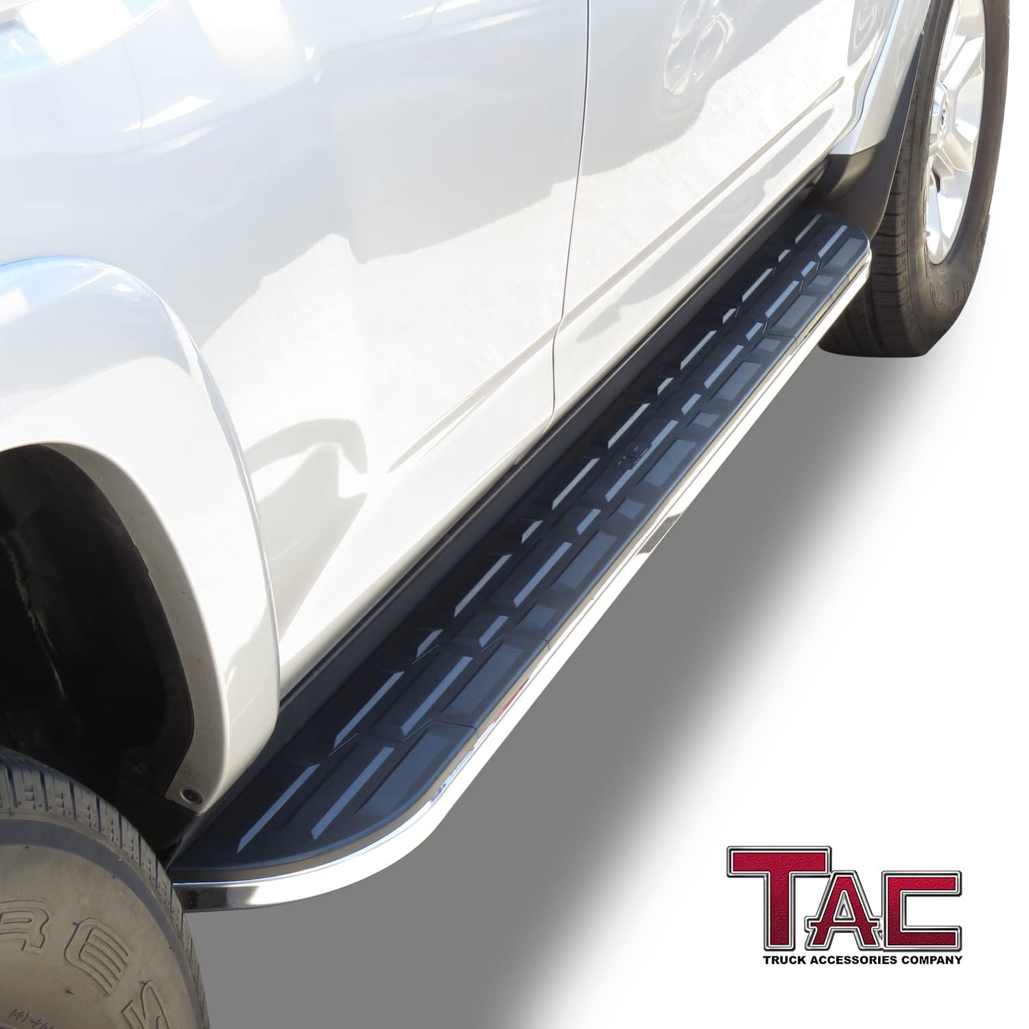 TAC Cobra Running Boards Fit 2010-2024 Toyota 4Runner (Exclude 10-13 SR5/10-24 Limited/20-21 Nightshade Edition/22-24 TRD Sport) SUV Side Steps 2pcs
