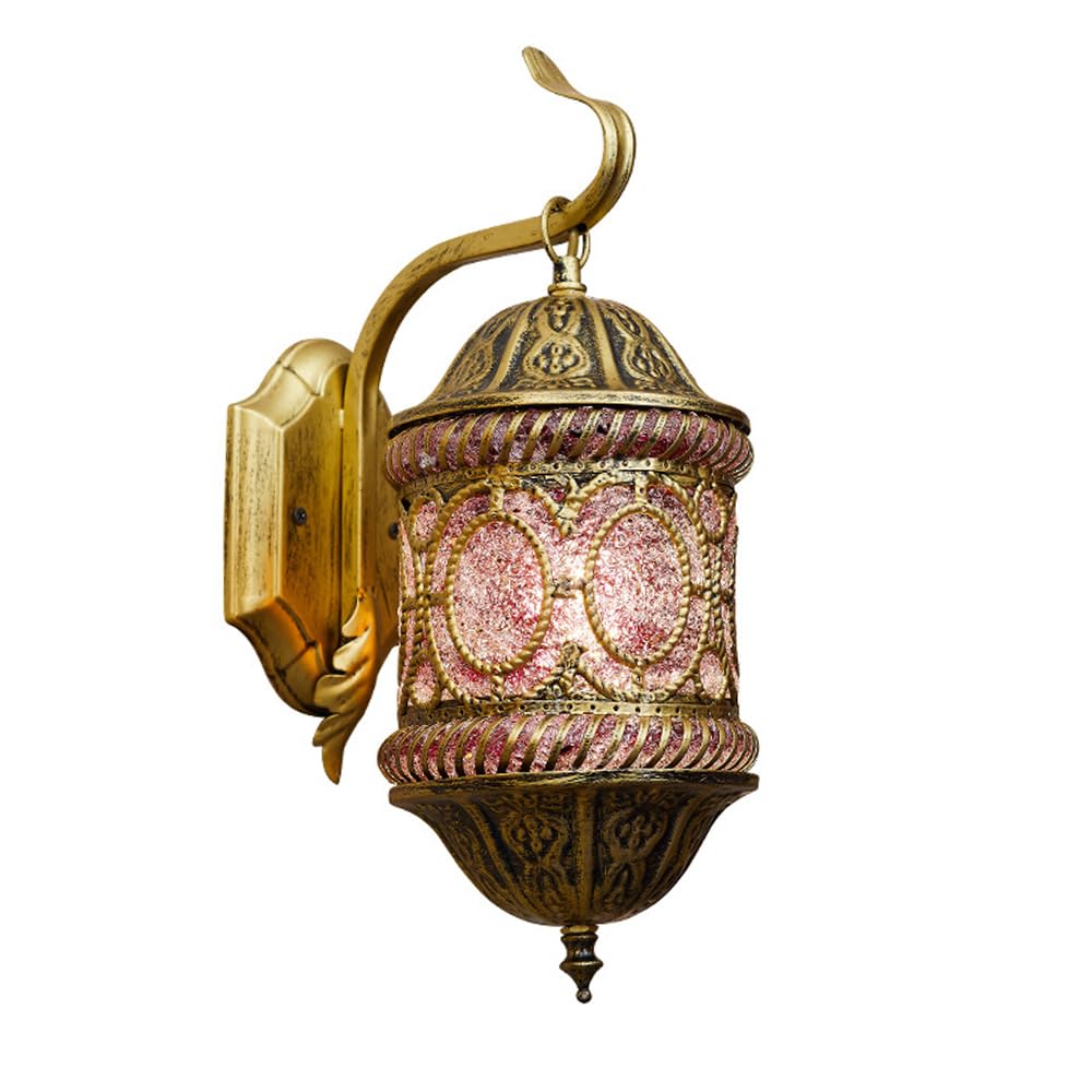 HXYSXHJUO Wall Lamps for Bedroom,Retro Sconce Lamp Turkish Moroccan Mount Light Handmade Lantern Farmhouse Sconces Lighting Fixture Home Villa Kitchen Restaurant Decor Indoor Lights