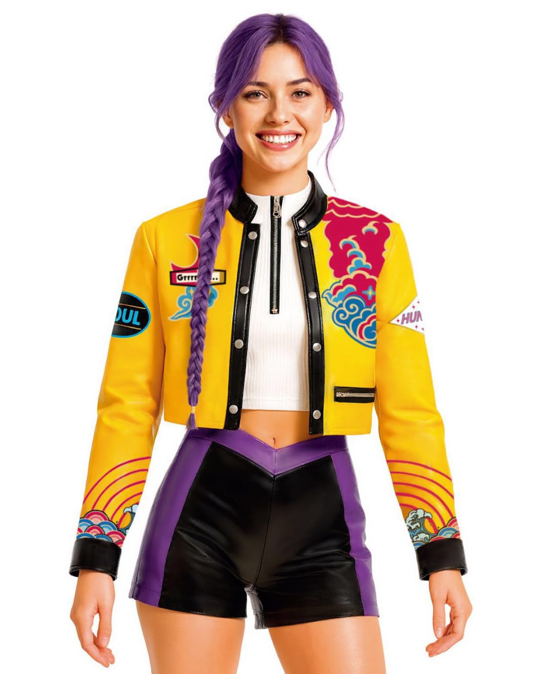 Rumi K-pop Cosplay Costume Women Carnival Kpop Costume Demon Hunters Adult Cosplay Party Halloween
