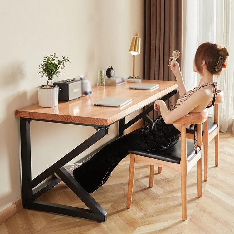 ナチュラル】H型PCデスク ロータイプ一体型 ラック付き デスク ワーク