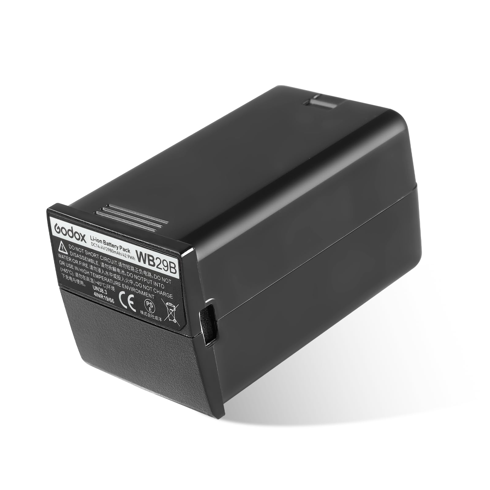 Godox WB29B AD200PRO Batteria WB29B Battery 14.4V/2980mAh per Flash Rotondo Godox AD200 AD200PRO