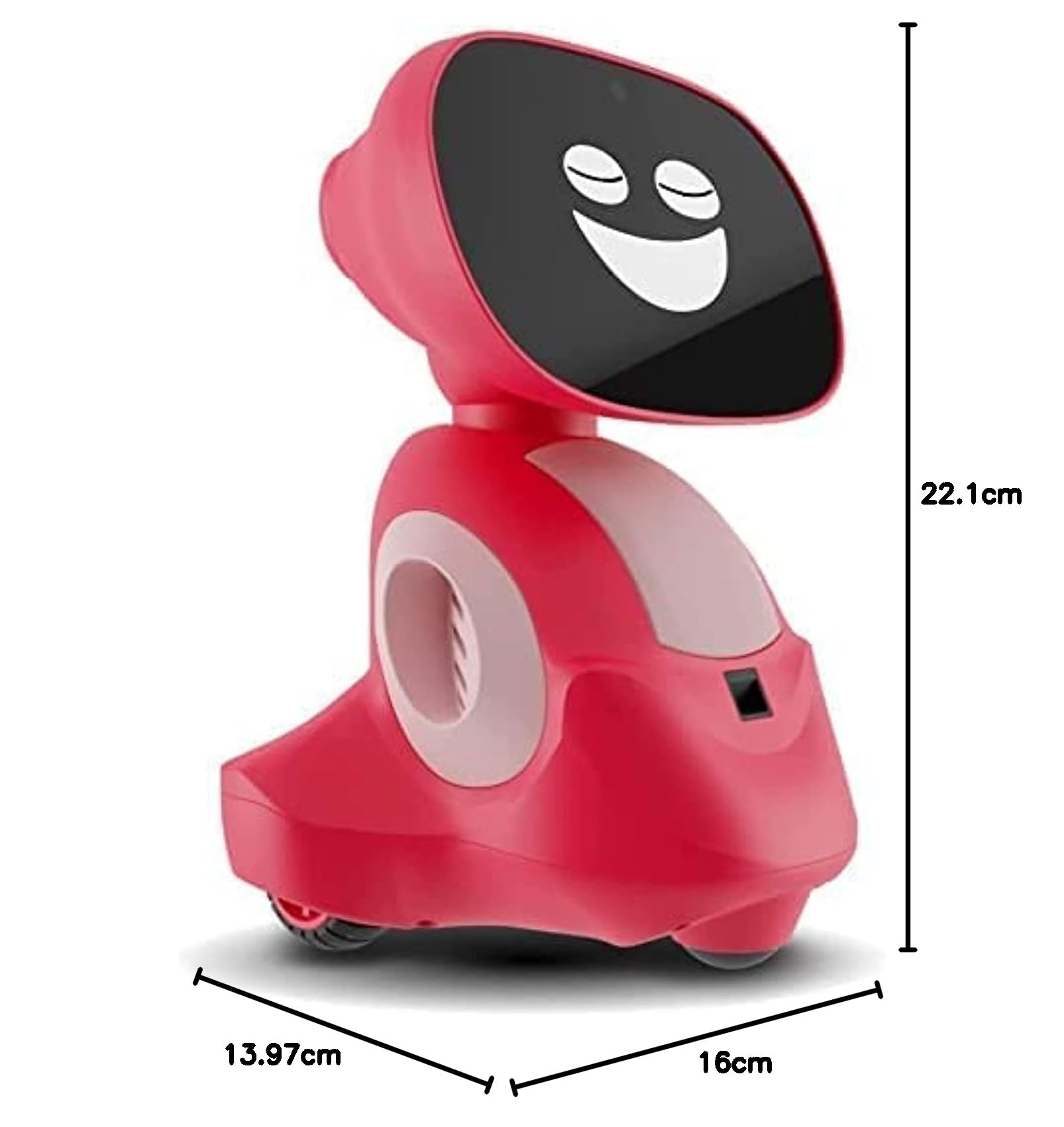 【美品】Miko 3 レッド スマートロボット AI知育 英語学習 海外正規品 Amazon | Miko 3： AI搭載子供用スマートロボット | STEM学習&教育