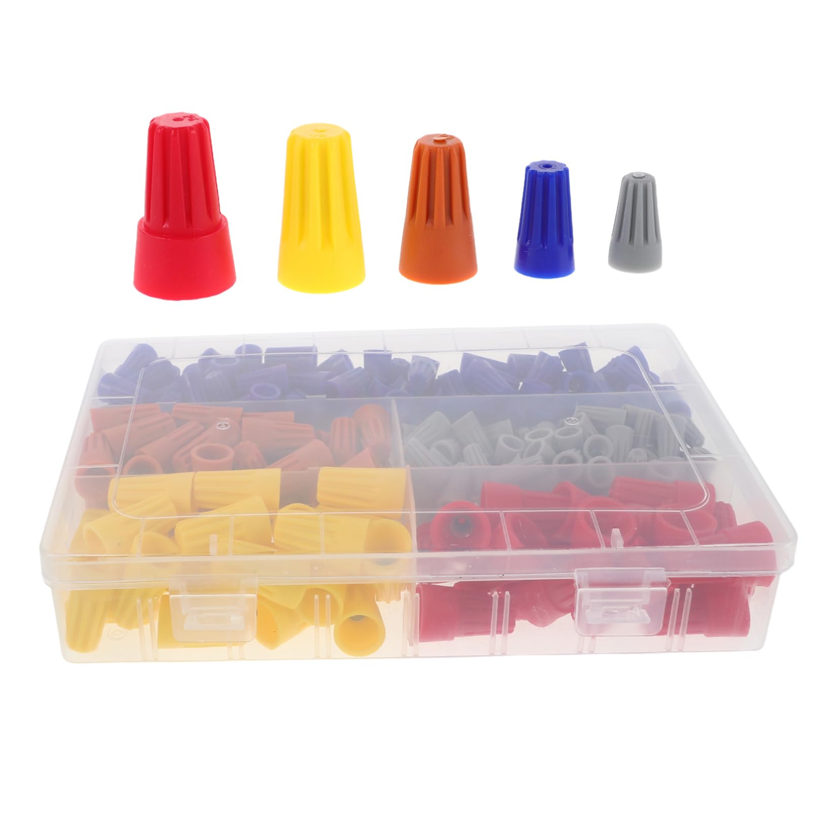 Kit assortiment de 330 connecteurs de câbles rapides colorés à visser - 8