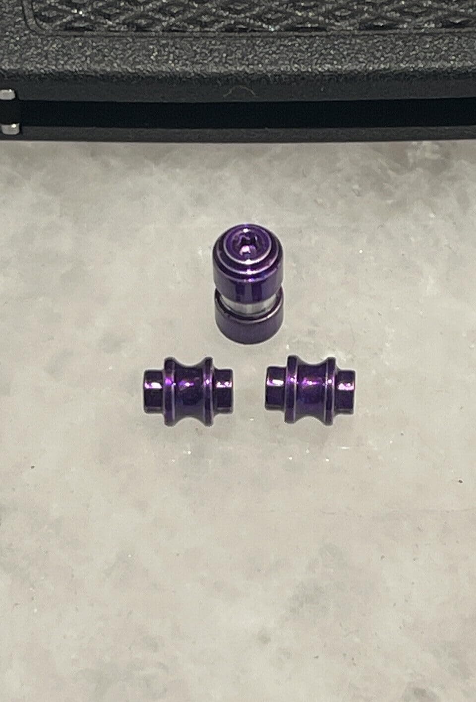 Generic Translucent Purple Thumb Stud & Standoff For Benchmade 535 Bugout Knife