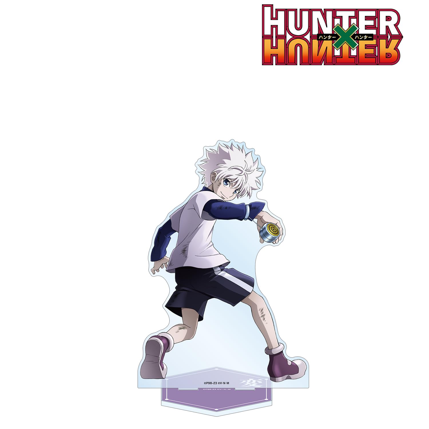 HUNTER×HUNTER スーツ　アクリルスタンド　キルア HUNTER×HUNTER - 描き下ろし キルア 戦う背中ver. 特大アクリル