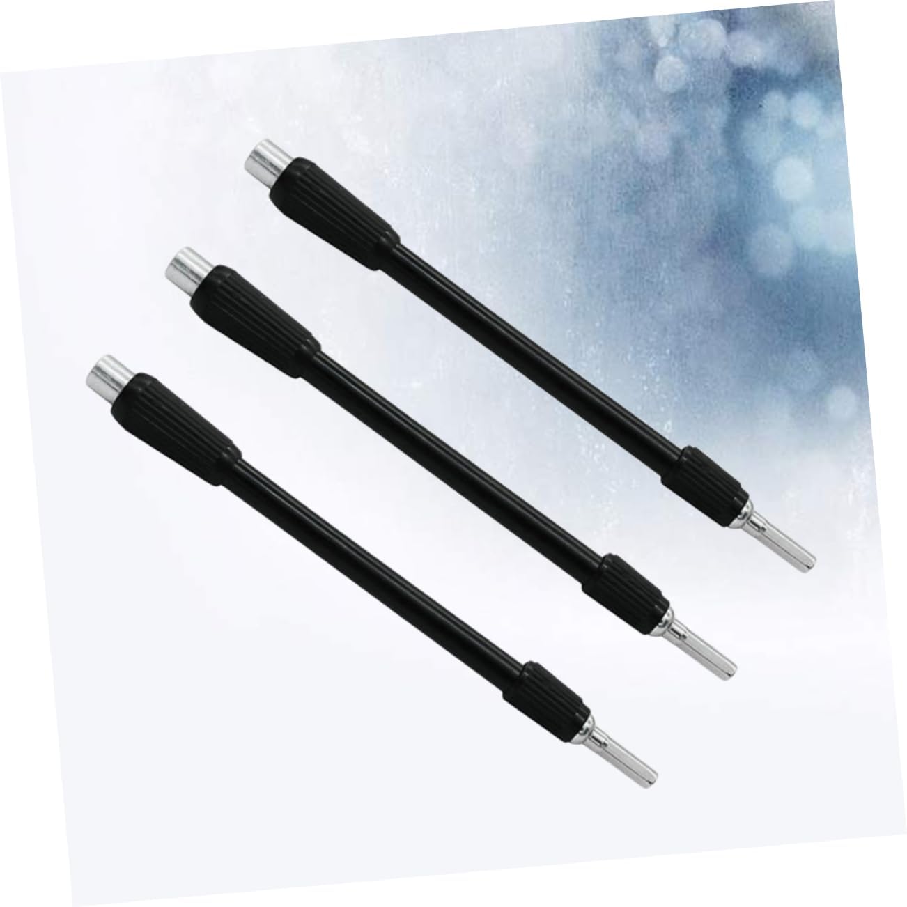 3pcs Flexible Drill Extension Extension Shaft Drill Bit Adapter Soft Plastic Screwdriver for Electric