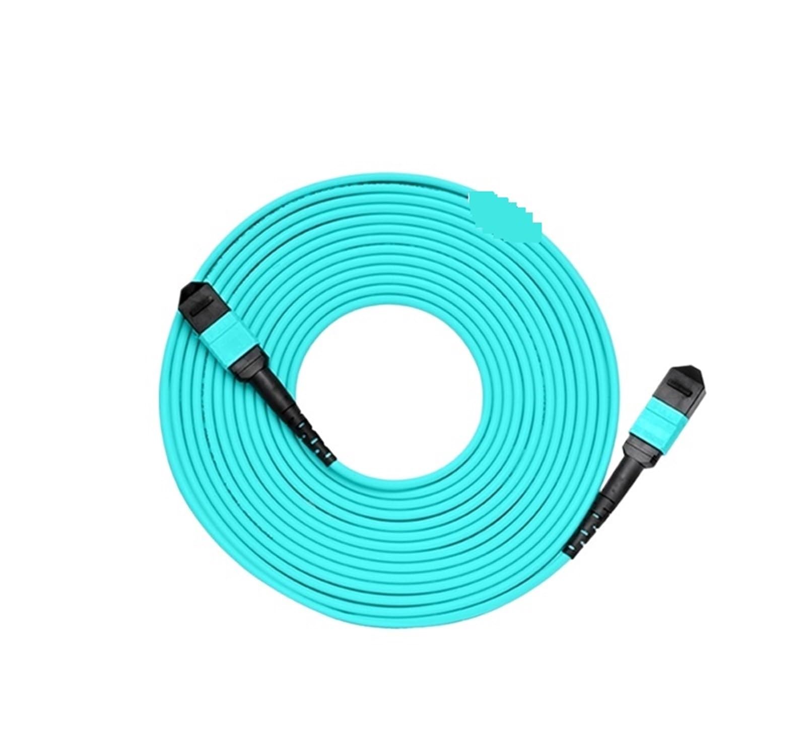 Kabel krosowy OM3-300 8 12 rdzeni typ A typ B okrągły żeński męski 3 m 15 m kabel światłowodowy woda kolor OM3 MTP 12 przewodów rozruchowych (50 m, 12C żeński męski A)